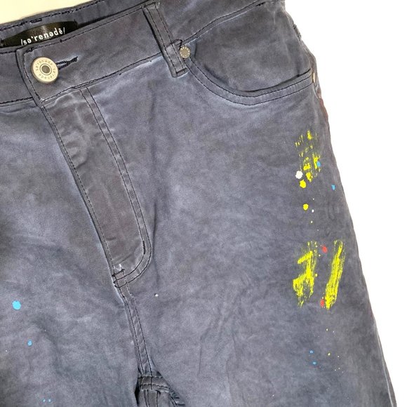 Se'Renade Died Paint Splattered Pants Size 36 - Picture 4 of 16